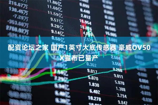 配资论坛之家 国产1英寸大底传感器 豪威OV50X宣布已量产